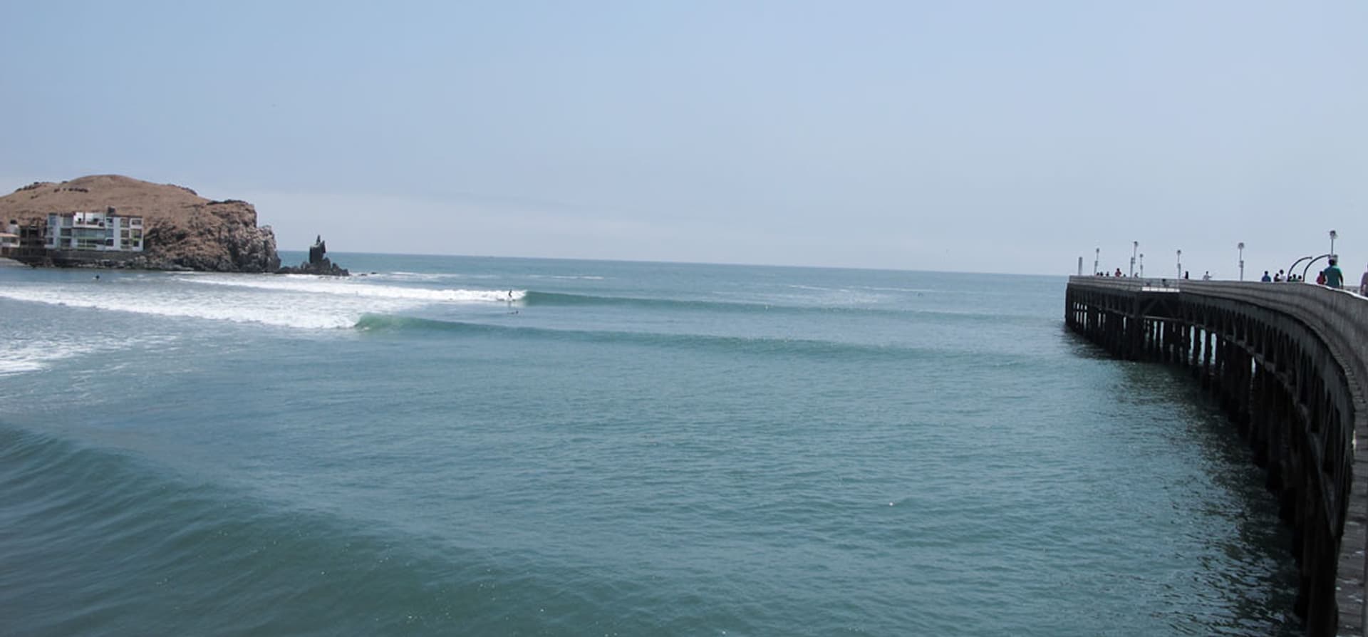 Vista al mar desde bungalows
